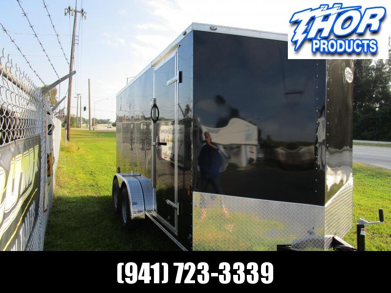 NEW 7X14 TA Trailer V-nose ramp BLACK 1 Piece Roof NEW 7X14 TA Trailer V-nose ramp BLACK 1 Piece Roof