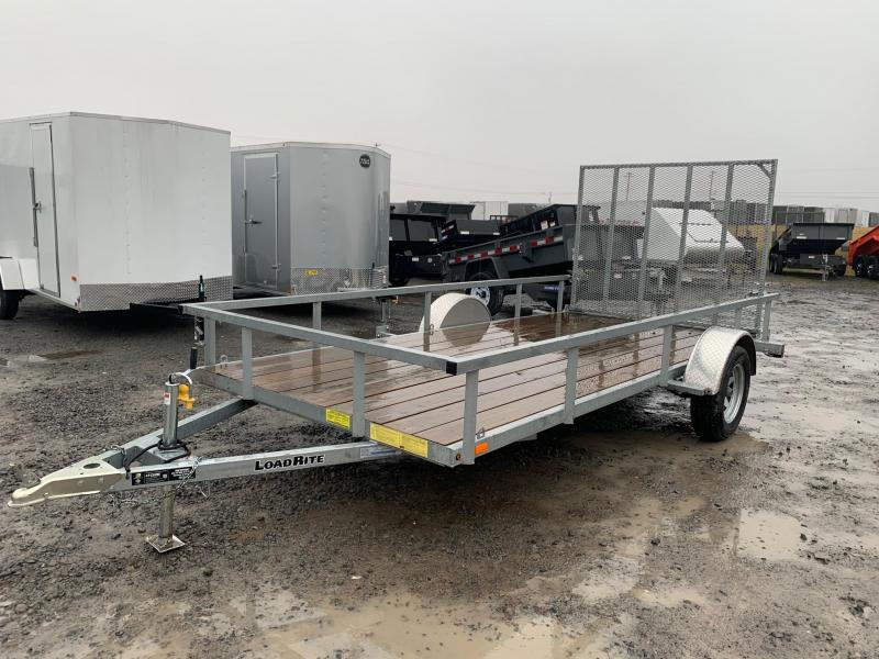 2018 Load Rite 6.5x14 Galvanized Utility Trailer 2018 Load Rite 6.5x14 Galvanized Utility Trailer