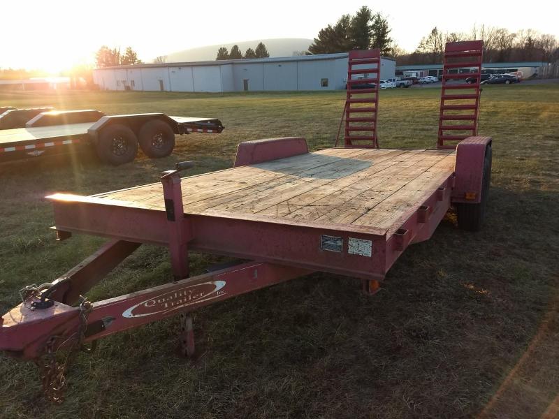 2008 Quality Trailers 7x18 10K Equipment Trailer 2008 Quality Trailers 7x18 10K Equipment Trailer