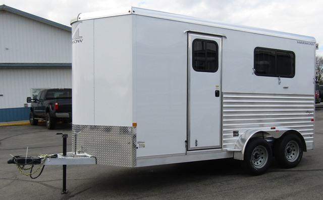2019 Merhow Trailers Bronco Straight Load Warmblood Horse Trailer