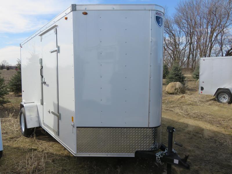 2019 Interstate 6x12 Enclosed Cargo Trailer-White with Ramp 2019 Interstate 6x12 Enclosed Cargo Trailer-White with Ramp