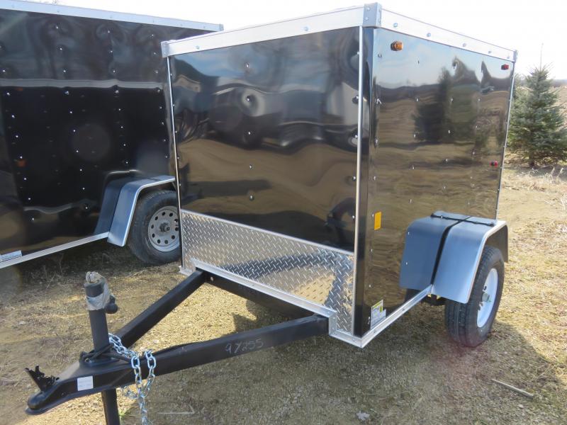 2019 Interstate 4x6 Enclosed Cargo Trailer-Black 2019 Interstate 4x6 Enclosed Cargo Trailer-Black