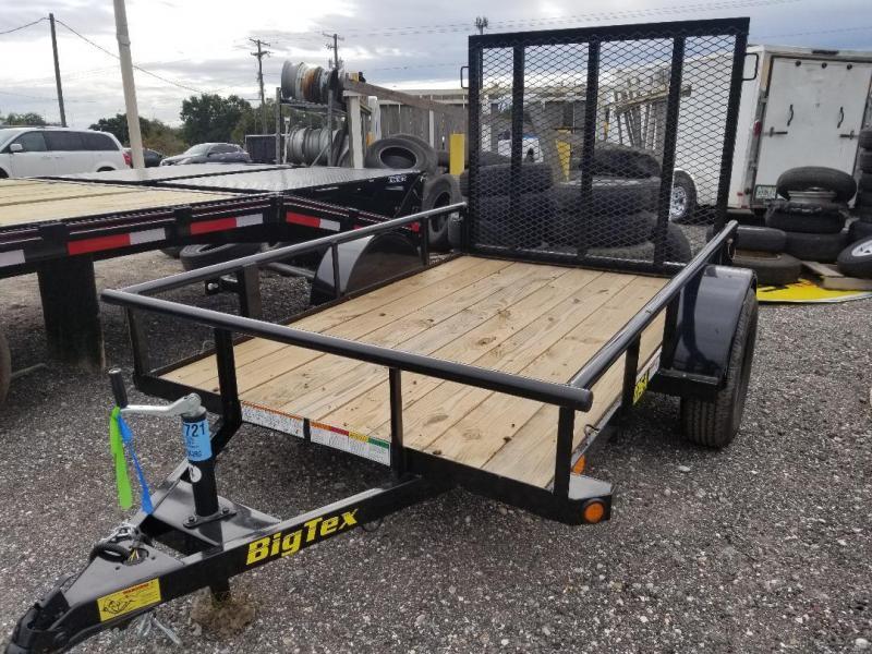 Big Tex 5 x 10 Utility Trailer w/ 4' Ramp Gate Big Tex 5 x 10 Utility Trailer w/ 4' Ramp Gate