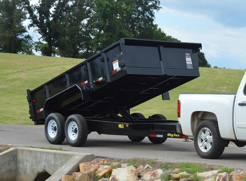 Big Tex Trailers 14LX-14 Dump Trailer Low Pro with Ramps Big Tex Trailers 14LX-14 Dump Trailer Low Pro with Ramps