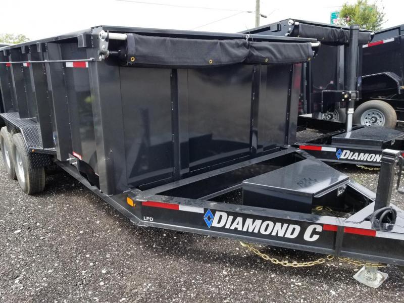 Diamond C Trailers 24LPD 82"x14 44" Sides Dump Trailer Lanscape Hualing Diamond C Trailers 24LPD 82"x14 44" Sides Dump Trailer Lanscape Hualing