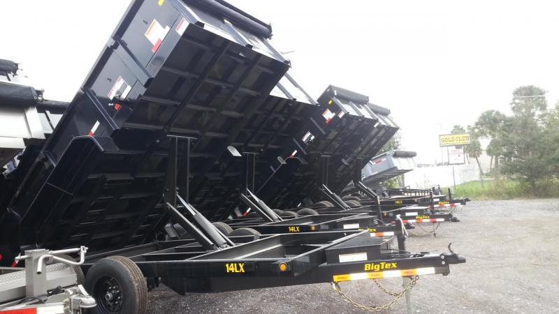 Big Tex Trailers 14LX-14BK-HJ Dump Trailer with Ramps w/Tarp Big Tex Trailers 14LX-14BK-HJ Dump Trailer with Ramps w/Tarp