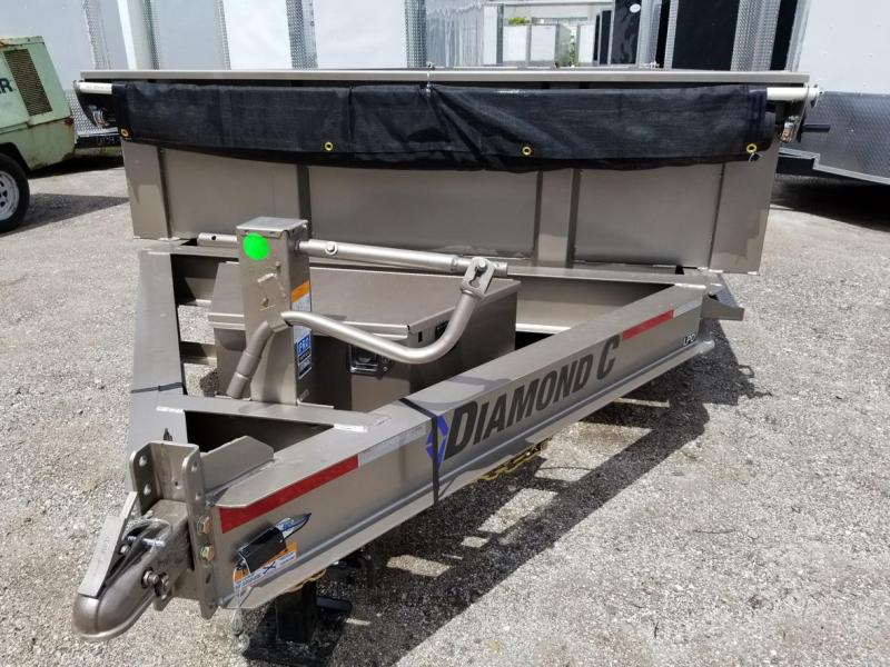Diamond C Trailers LPD 82"x14' Dump Trailer landscape hauling Diamond C Trailers LPD 82"x14' Dump Trailer landscape hauling