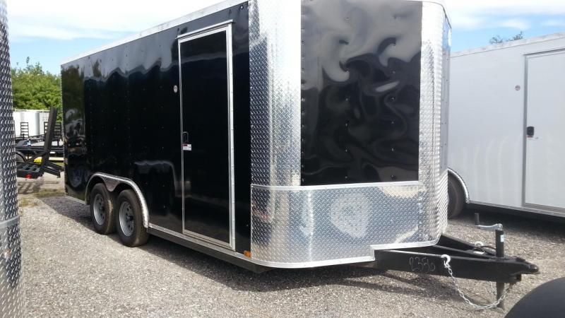 8.5x16x6'6 Arising Enclosed Trailer Crago Carhuler 8.5x16x6'6 Arising Enclosed Trailer Crago Carhuler