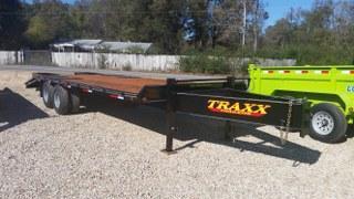 2017 Traxx 102" x 25' Pintle Low Pro Tandem Dual Flatbed Trailer 2017 Traxx 102" x 25' Pintle Low Pro Tandem Dual Flatbed Trailer