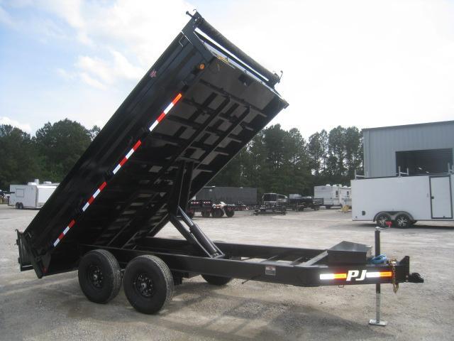 2021 PJ Trailers D8 14 x 96 Deckover Dump Trailer with Fold Down Sides 2021 PJ Trailers D8 14 x 96 Deckover Dump Trailer with Fold Down Sides