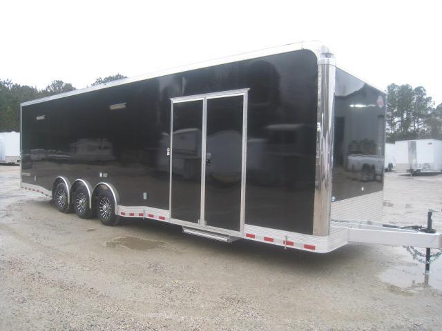 2020 Cargo Mate Eliminator 32' Aluminum Car / Racing Trailer with Cabinets on the Sidewall 2020 Cargo Mate Eliminator 32' Aluminum Car / Racing Trailer with Cabinets on the Sidewall