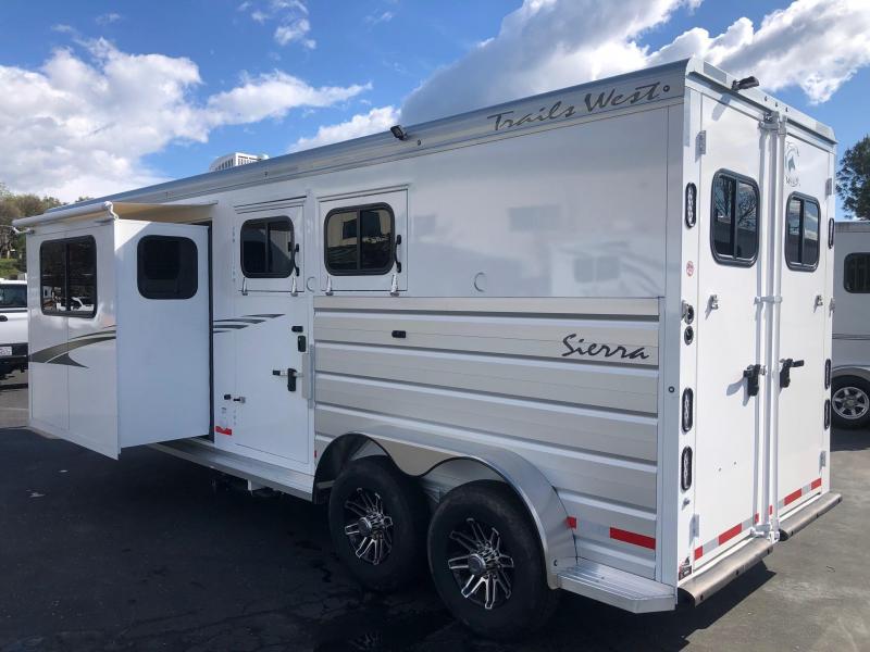2020 Trails West 2-Horse Living Quarters Sierra 8x13 Model w/ Slide Out 2020 Trails West 2-Horse Living Quarters Sierra 8x13 Model w/ Slide Out