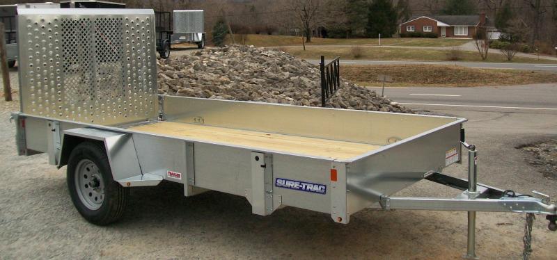Sure-Trac 6 x 10 Galvanized Utility Trailer Sure-Trac 6 x 10 Galvanized Utility Trailer