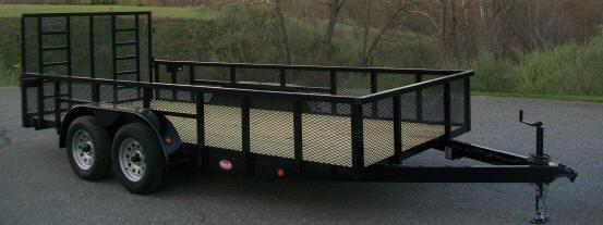 Better Built 6'10" x 12 24" Mesh Sided Tandem Landscape Trailer Better Built 6'10" x 12 24" Mesh Sided Tandem Landscape Trailer