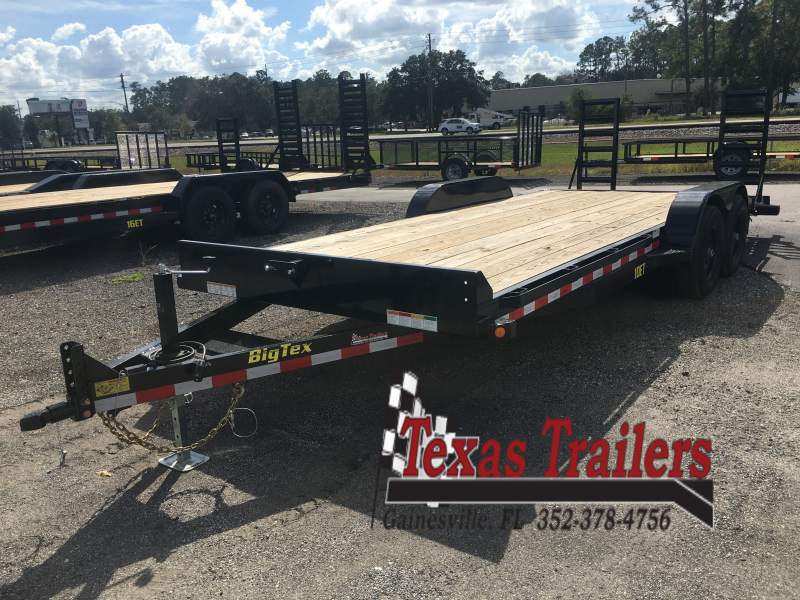 10ET-20BK BIG TEX 20' TANDEM AXLE EQUIPMENT TRAILER W/ KNEE RAMPS 10ET-20BK BIG TEX 20' TANDEM AXLE EQUIPMENT TRAILER W/ KNEE RAMPS