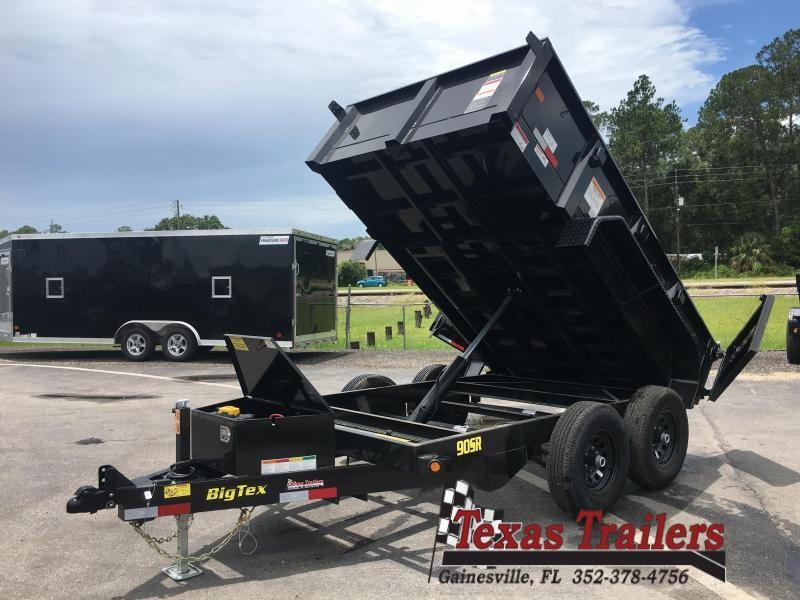 90SR-10BKBK7SIR BIG TEX 10' DUMP TRAILER W/ 7' SLIDE IN RAMPS & COMBO REAR GATE 90SR-10BKBK7SIR BIG TEX 10' DUMP TRAILER W/ 7' SLIDE IN RAMPS & COMBO REAR GATE
