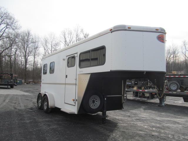 2012 Sundowner Trailers 2 Horse Slant Gooseneck with DR Horse Trailer 2012 Sundowner Trailers 2 Horse Slant Gooseneck with DR Horse Trailer