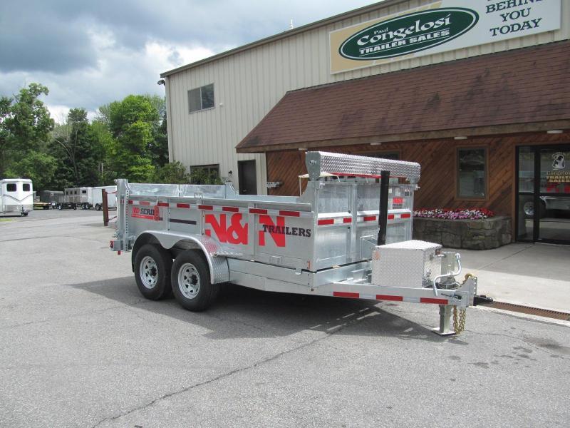 N and N HD Series 7 X 14 Galvanized Dump Trailer N and N HD Series 7 X 14 Galvanized Dump Trailer