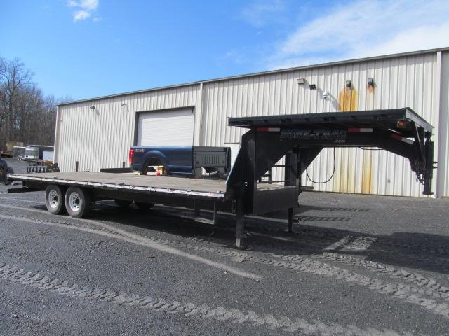 2013 Sure-Trac Deckover 24 Ft Gooseneck Flatbed Equipment Trailer 2013 Sure-Trac Deckover 24 Ft Gooseneck Flatbed Equipment Trailer