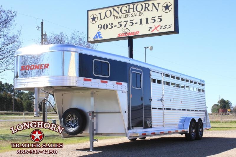 2020 Sooner 24ft Show Cattle Combo with Two Side Ramps 2020 Sooner 24ft Show Cattle Combo with Two Side Ramps