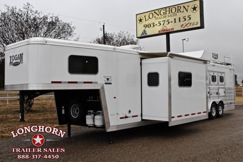 2019 Logan Coach4 Horse 14ft Living Quarter with Slide and Gen. 2019 Logan Coach4 Horse 14ft Living Quarter with Slide and Gen.
