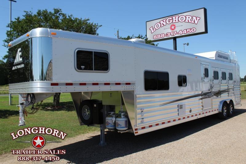 2021 Elite Trailers 4 Horse 12.8ft Living Quarter with Generator Horse Trailer 2021 Elite Trailers 4 Horse 12.8ft Living Quarter with Generator Horse Trailer