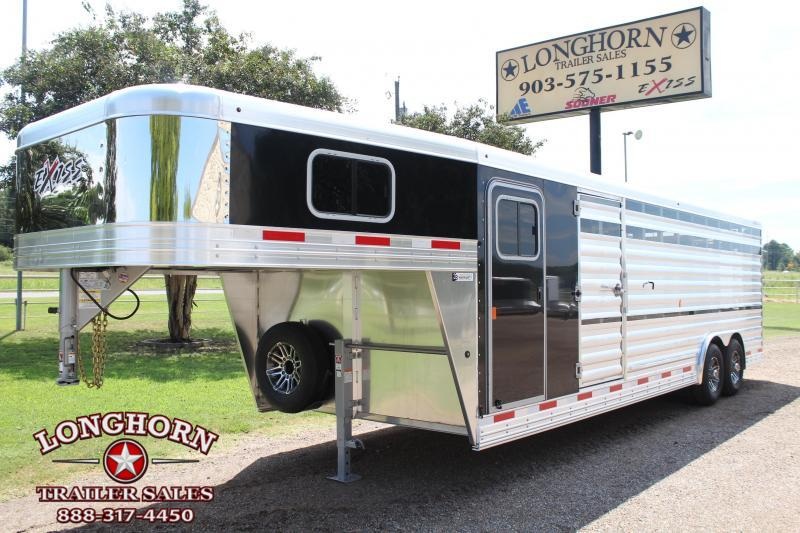 2020 Exiss Trailers 25' Stock Combo w/ Two side Ramps 2020 Exiss Trailers 25' Stock Combo w/ Two side Ramps