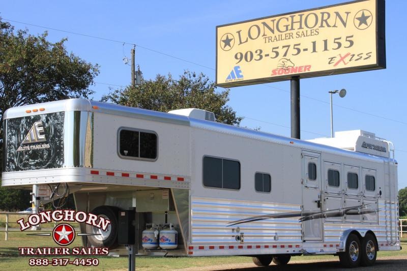 2020 Elite 4 Horse 12.8ft Shortwall with Generator 2020 Elite 4 Horse 12.8ft Shortwall with Generator