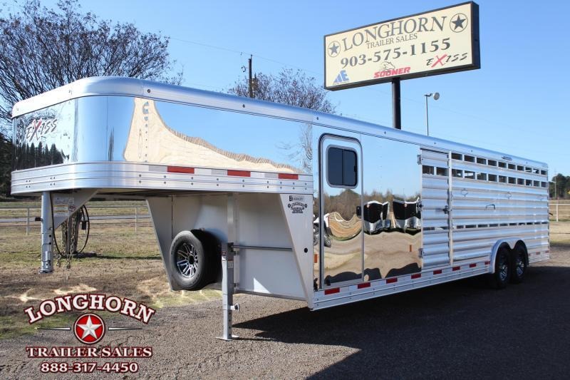 2018 Exiss Trailers 28ft x 8ft Stainless Show Cattle Livestock Trailer 2018 Exiss Trailers 28ft x 8ft Stainless Show Cattle Livestock Trailer