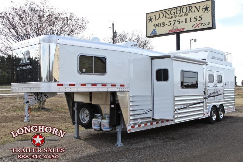 2020 Elite Trailers 3 Horse 13.8ft Shortwall Side Load Slide Out Horse Trailer 2020 Elite Trailers 3 Horse 13.8ft Shortwall Side Load Slide Out Horse Trailer