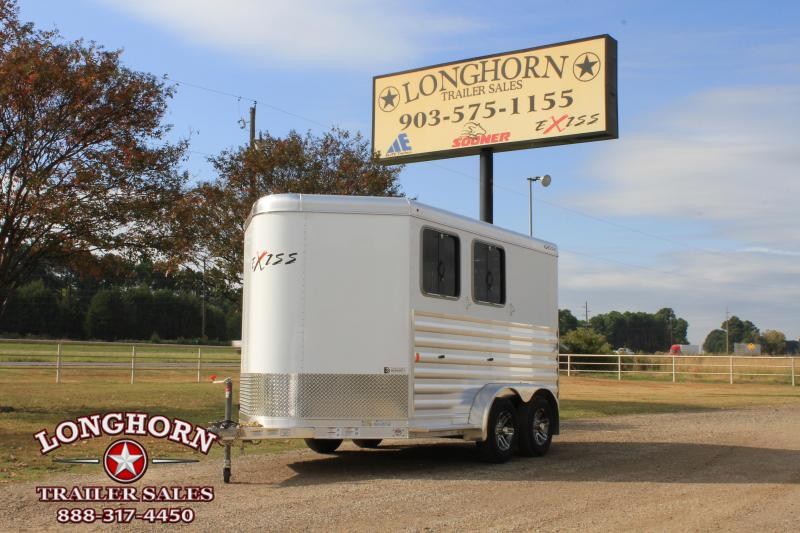 2020 Exiss 2 Horse Bumper Pull with Drop Windows 2020 Exiss 2 Horse Bumper Pull with Drop Windows