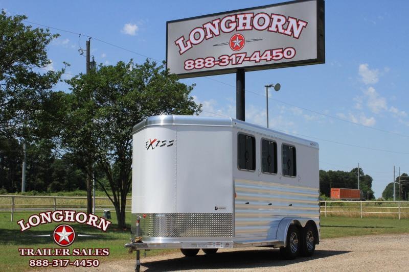 2020 Exiss 3 Horse Bumper Pull with Drop Windows 2020 Exiss 3 Horse Bumper Pull with Drop Windows
