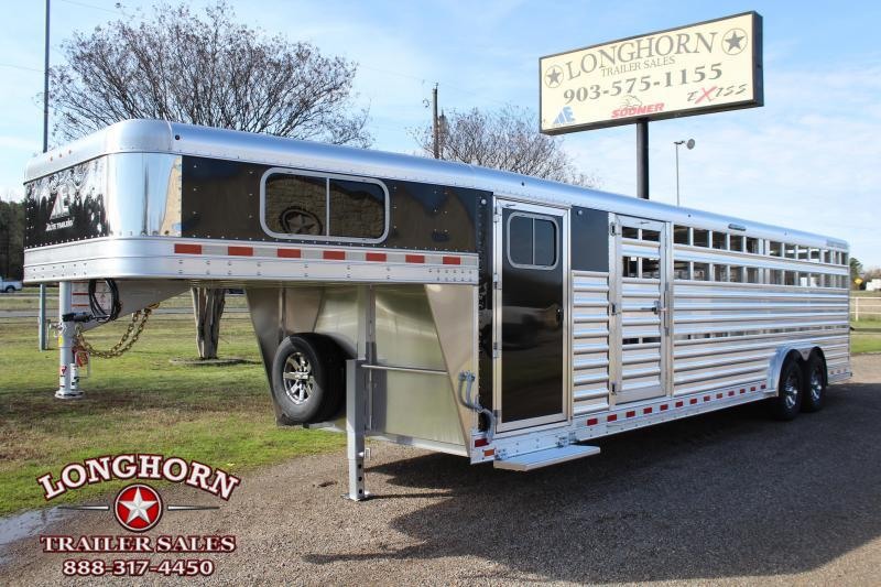 2020 Elite Trailers 28ft x 8ft Show Cattle with Two Side Ramps Livestock Trailer 2020 Elite Trailers 28ft x 8ft Show Cattle with Two Side Ramps Livestock Trailer
