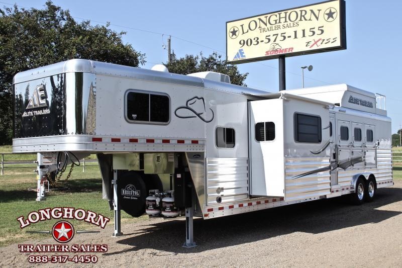 2020 Elite 4 Horse 15ft LQ Side Load Slide Out Resistol 2020 Elite 4 Horse 15ft LQ Side Load Slide Out Resistol