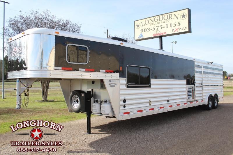 2016 Exiss Trailers 10ft Living Quarter Stock Combo with Midtack/Gen Livestock Trailer 2016 Exiss Trailers 10ft Living Quarter Stock Combo with Midtack/Gen Livestock Trailer