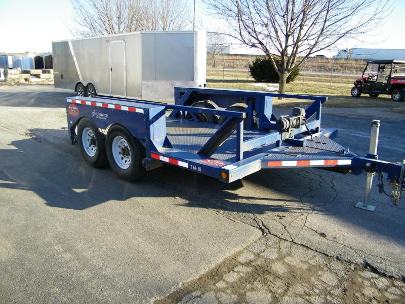 2014 Air Tow T14-10 Tandem Axle Flatbed Flatbed Trailer 2014 Air Tow T14-10 Tandem Axle Flatbed Flatbed Trailer