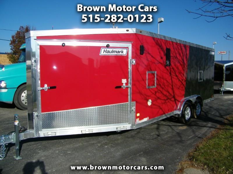 2019 Haulmark HAS 7.5x24 Aluminum Snowmobile Trailer w/Furnace 2019 Haulmark HAS 7.5x24 Aluminum Snowmobile Trailer w/Furnace