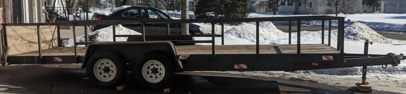 2011 L & W 81" x 20' Tandem Axle Trailer 2011 L & W 81" x 20' Tandem Axle Trailer