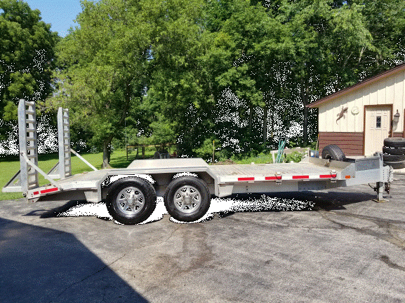 2017 EBY 82" x 18' Low Profile 14K HD Aluminum Equipment Trailer 2017 EBY 82" x 18' Low Profile 14K HD Aluminum Equipment Trailer