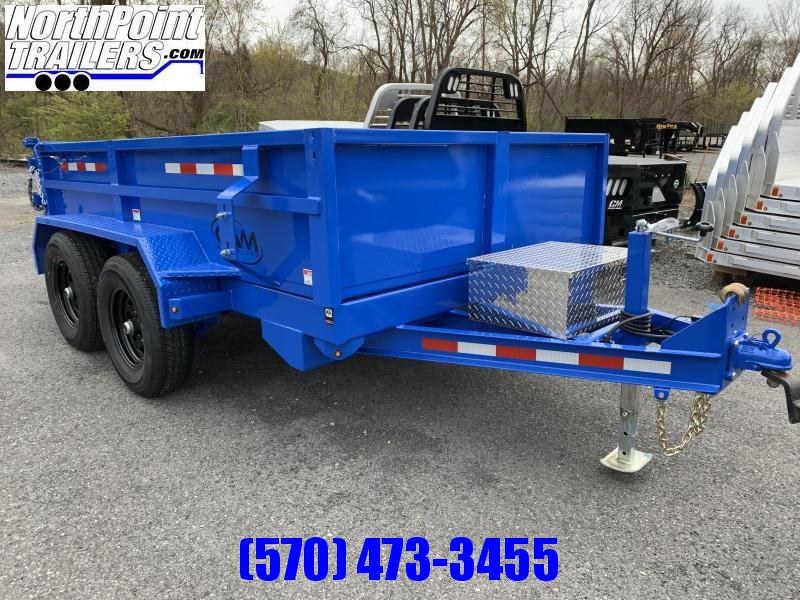 2020 CAM 6X10 DUMP TRAILER - BLUE - With Ramps 2020 CAM 6X10 DUMP TRAILER - BLUE - With Ramps