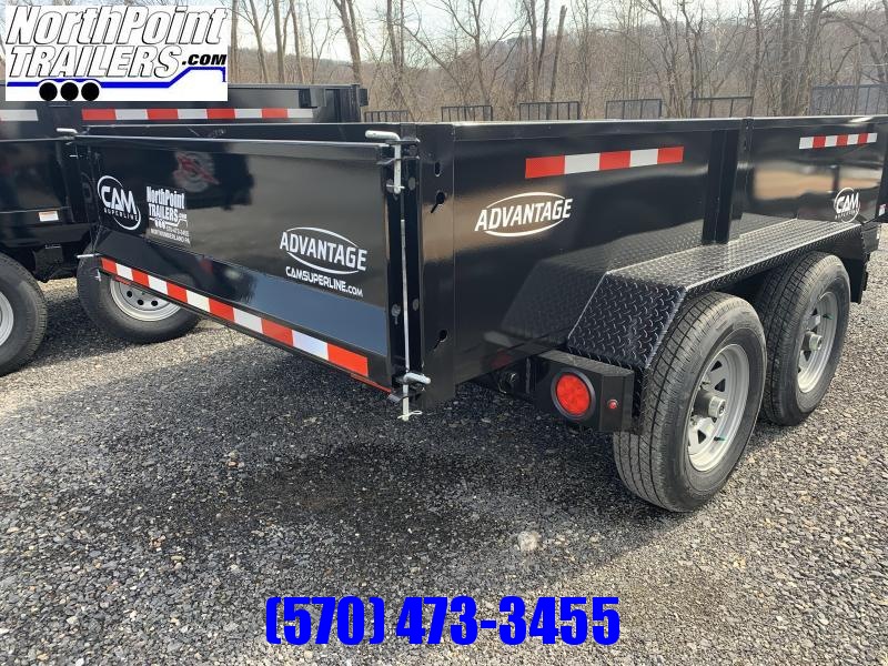 2020 Cam Superline 6 x 12 Advantage Dump Trailer Black NorthPoint Trailers Enclosed Car