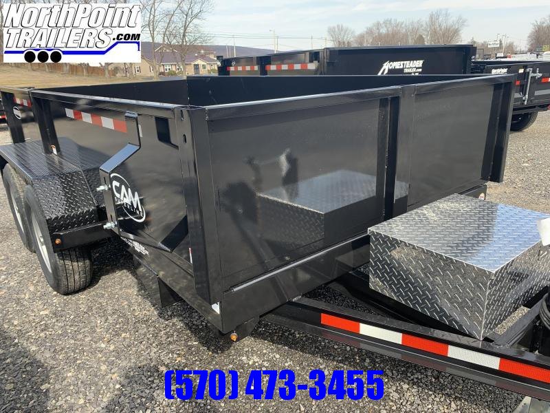 2020 Cam Superline 6 x 12 Advantage Dump Trailer Black NorthPoint Trailers Enclosed Car