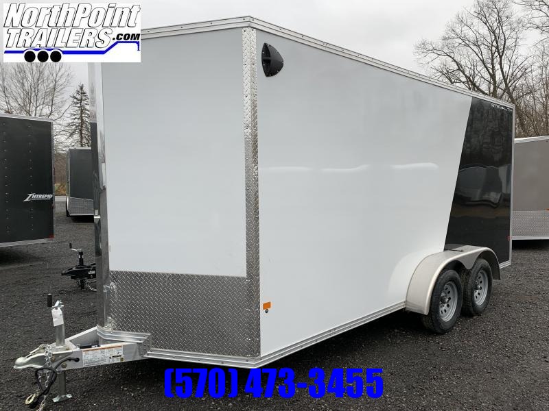2018 CargoPro Stealth C7x16S-IF Cargo Trailer - White-Black Two-tone 2018 CargoPro Stealth C7x16S-IF Cargo Trailer - White-Black Two-tone