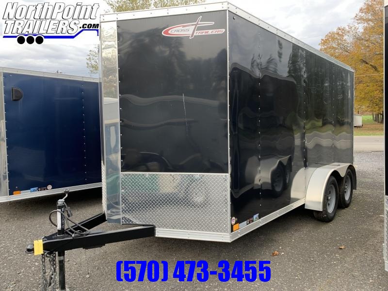 2017 Cross Trailers 714TA Arrow Front - Black - 6'6" Interior 2017 Cross Trailers 714TA Arrow Front - Black - 6'6" Interior