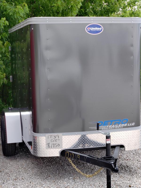 2021 United Trailers 5X8 Enclosed Swing Door Trailer 2021 United Trailers 5X8 Enclosed Swing Door Trailer