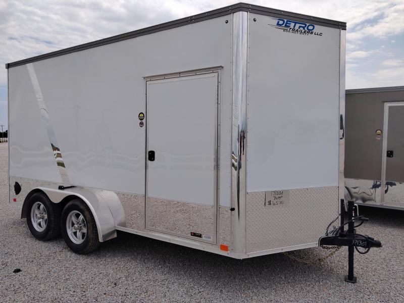 2020 United Trailers 7X14 White Motorcycle Trailer 2020 United Trailers 7X14 White Motorcycle Trailer