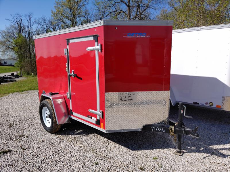2020 United 5X8 Enclosed Double Rear Door Trailer 2020 United 5X8 Enclosed Double Rear Door Trailer