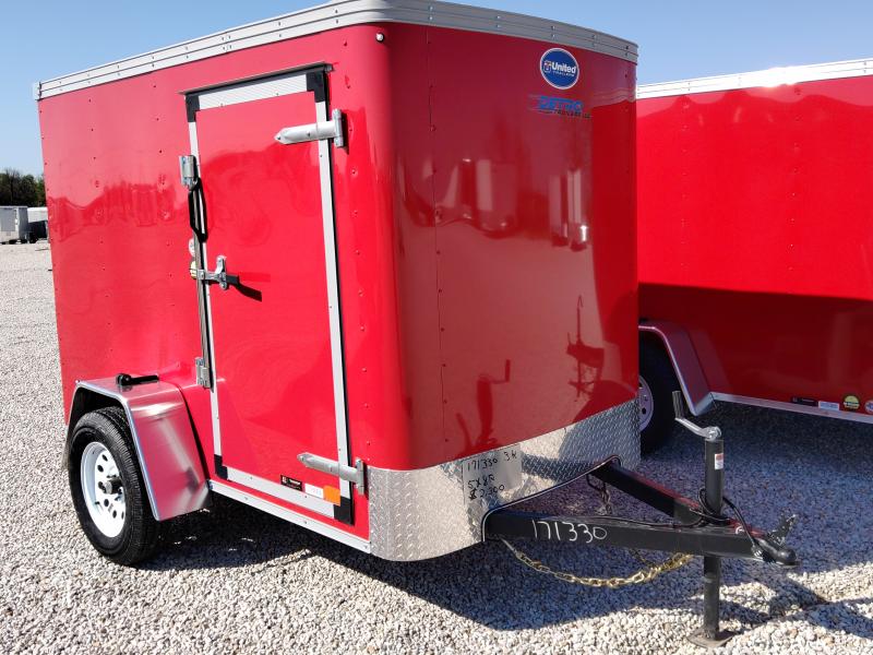 2020 United 5X8 Enclosed Ramp Door Trailer 2020 United 5X8 Enclosed Ramp Door Trailer