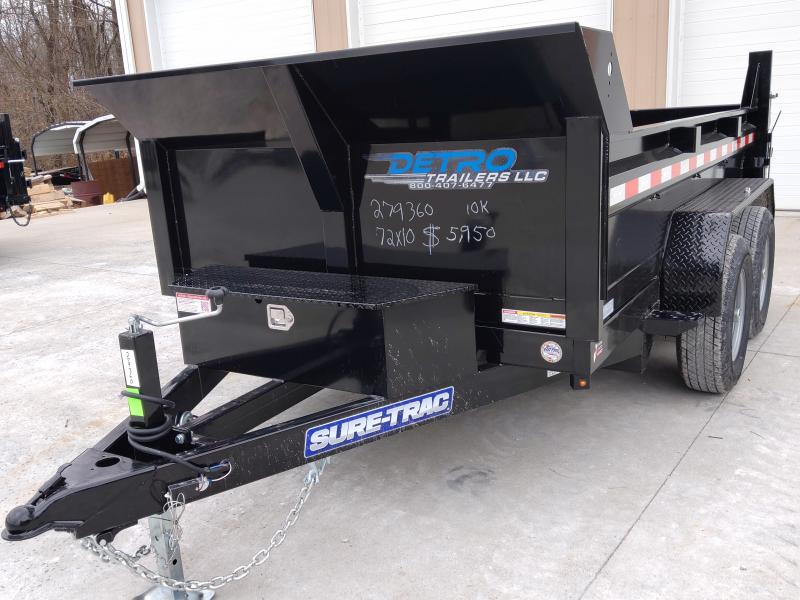2020 Sure-Trac 72 IN x 10 LProfile 10K Single Ram Dump 2020 Sure-Trac 72 IN x 10 LProfile 10K Single Ram Dump