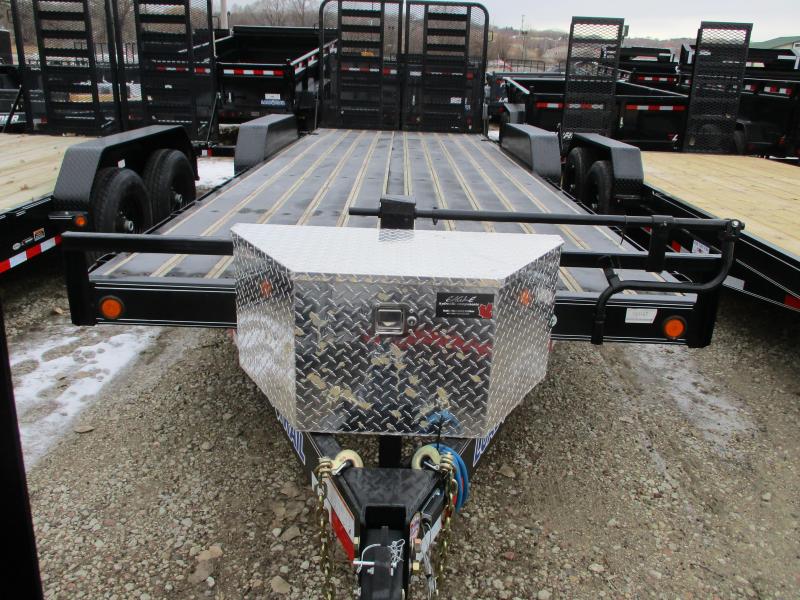 2019 Load Trail 83x22 Tandem Axle Carhauler Equipment Trailer 2019 Load Trail 83x22 Tandem Axle Carhauler Equipment Trailer